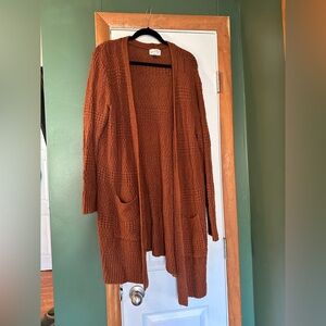 Long Knit Cardigan with pockets!